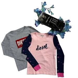 Diesel NWOT Long Sleeves Sleepwear Tops Girls 6